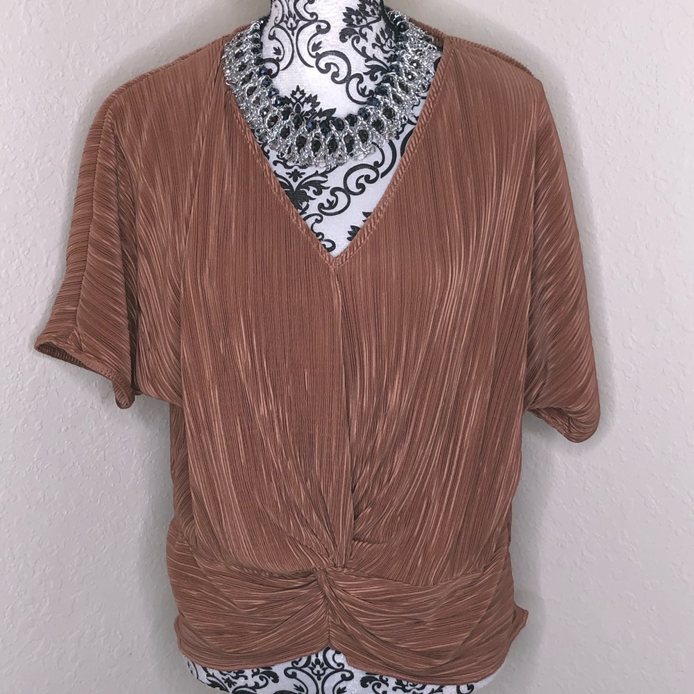 Mauve Tie Knot Blouse